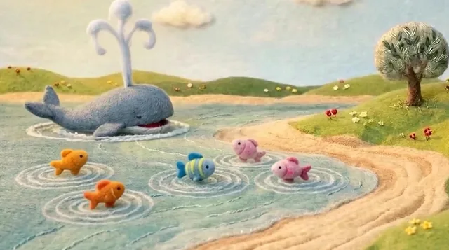 Day five: a great big whale and the fish
